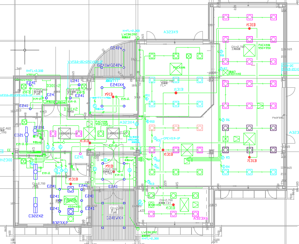 施工図作成例 | 電気設備工事の現場でトライ出きる施工図をサポート